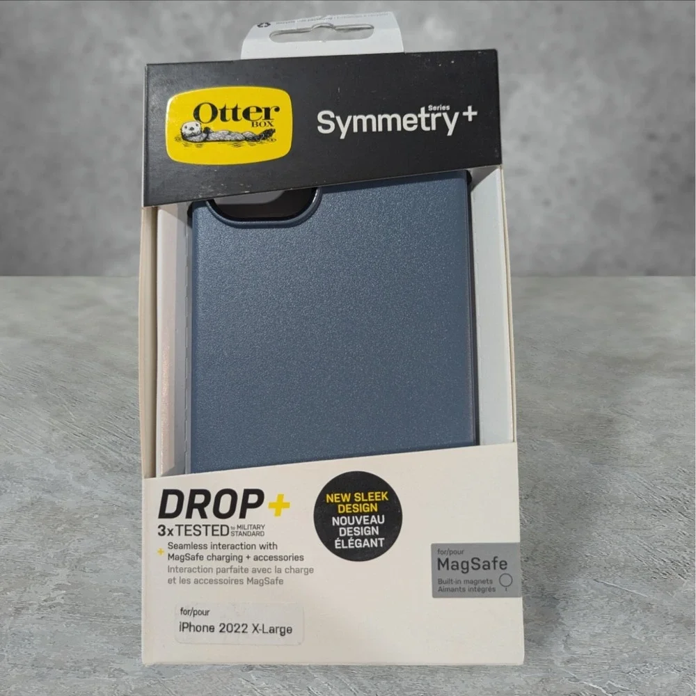 A1N OtterBox Symmetry+ MagSafe Case For‎ Apple iPhone 14 Plus In Blue